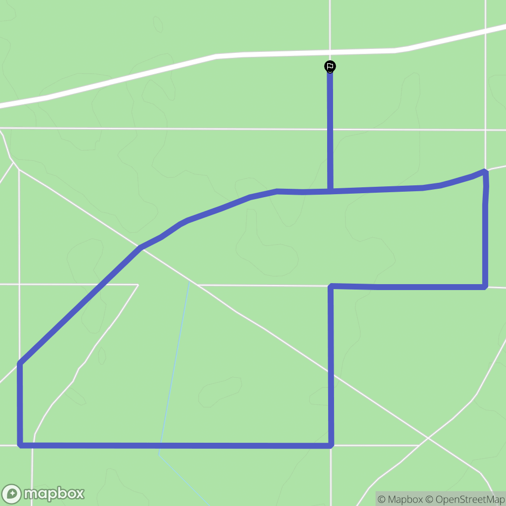 Guty-Bujno: mapa trasy - Poland
