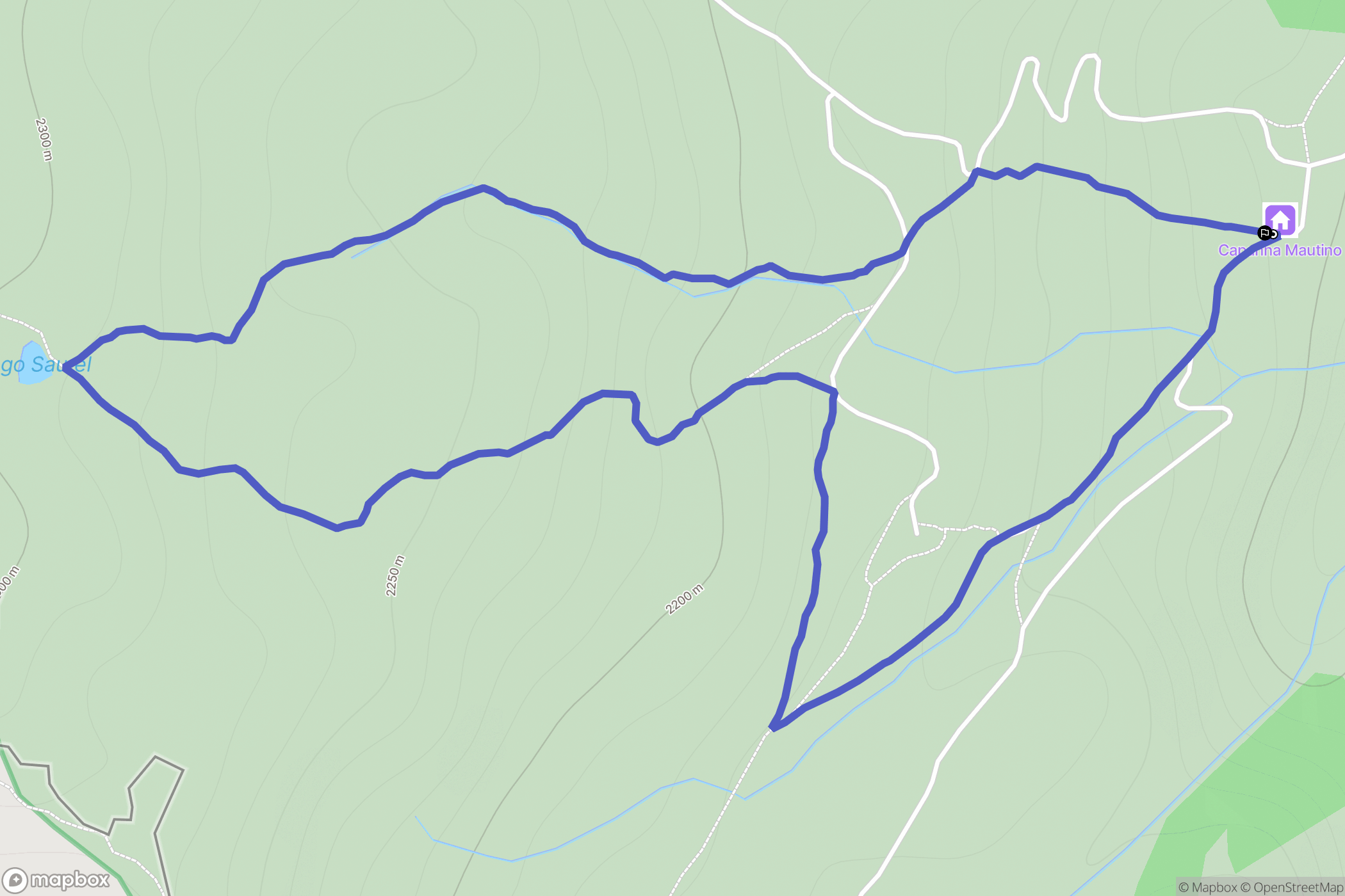 Cesana Torinese : carte du parcours de randonnée - Italy