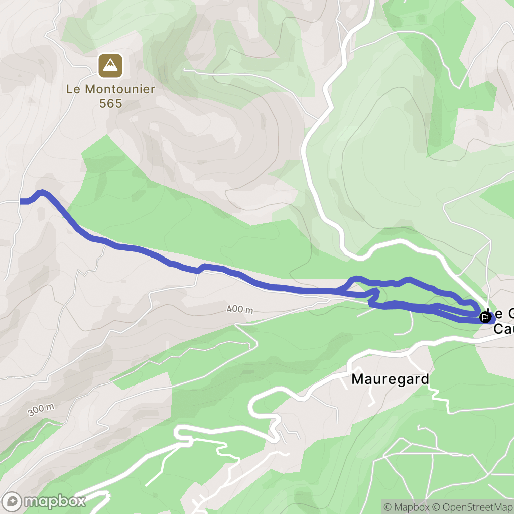 Ceyreste : carte du parcours de randonnée - France