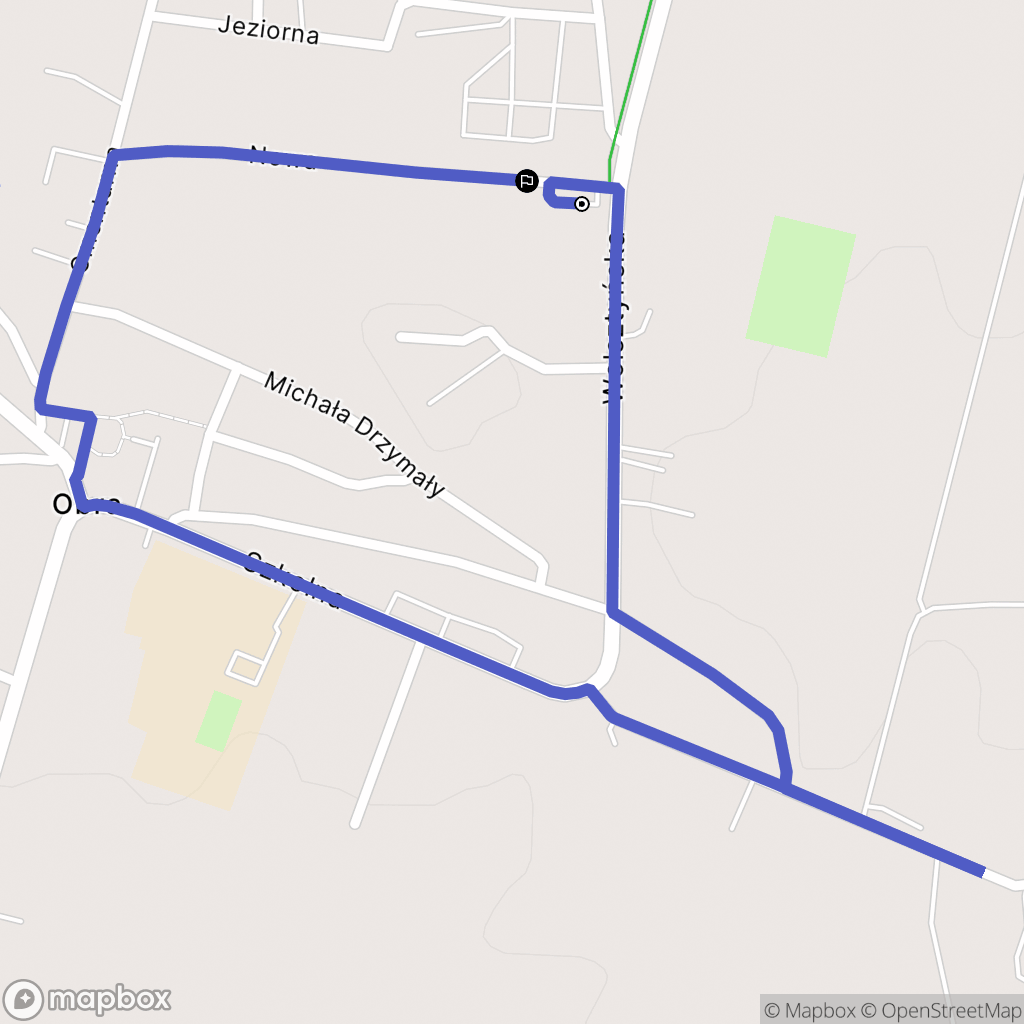 Obra: mapa trasy - Poland