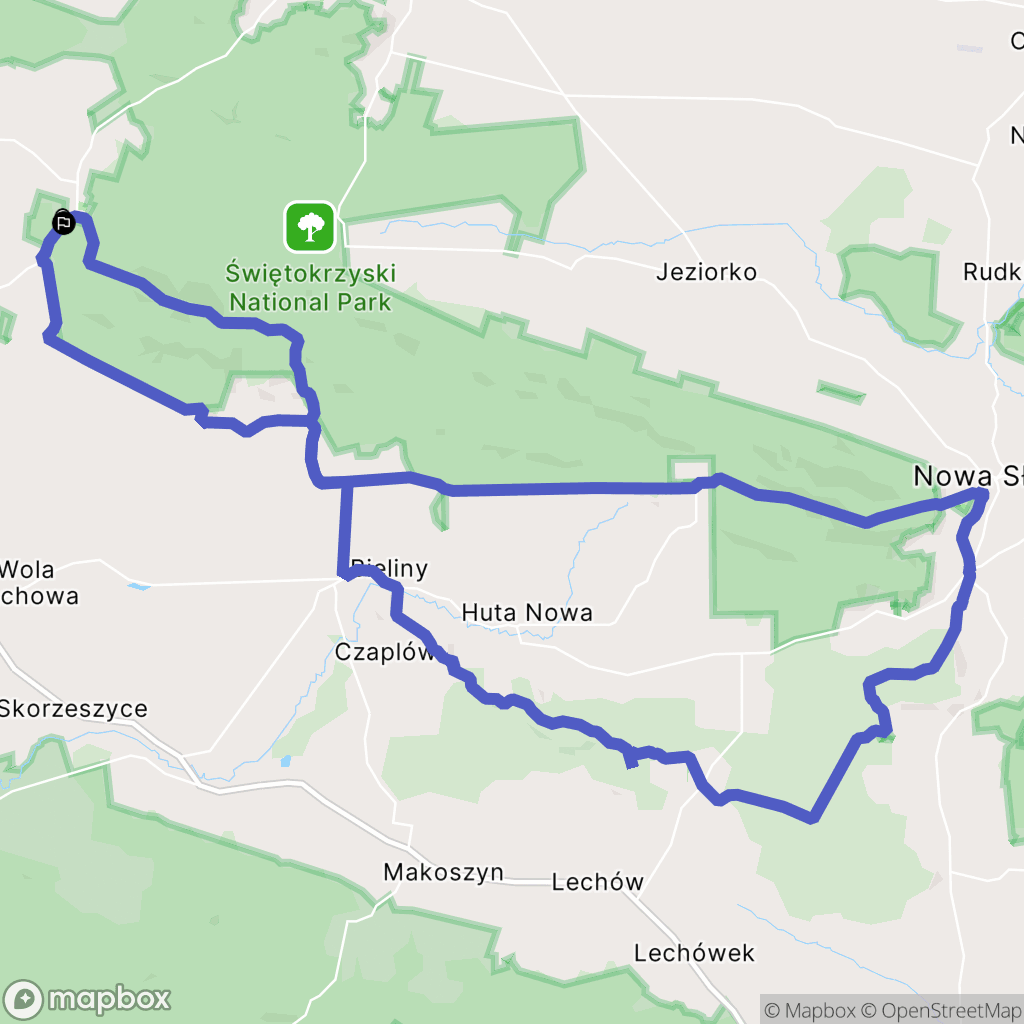 Święta Katarzyna: mapa trasy - Poland
