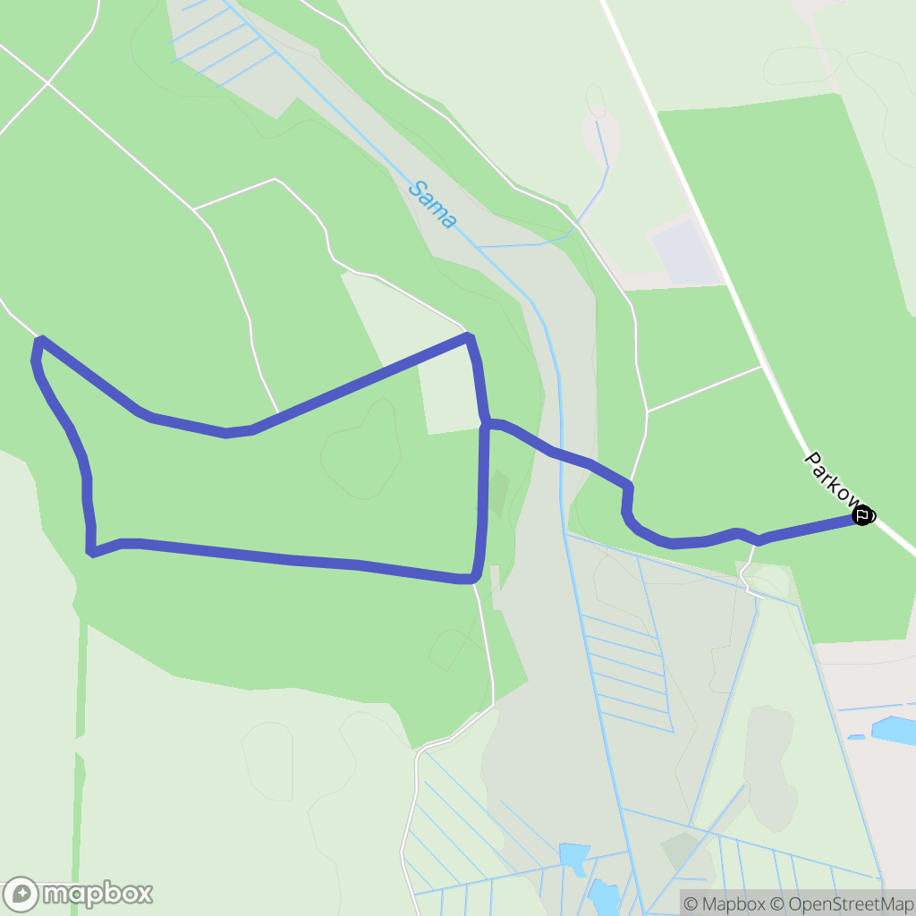 Rumianek: mapa trasy - Poland
