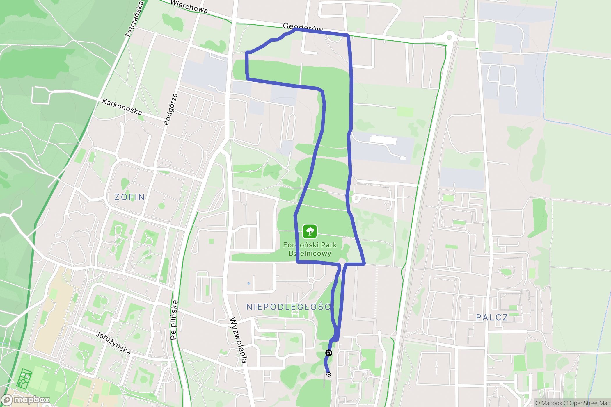 Bydgoszcz: mapa trasy - Poland