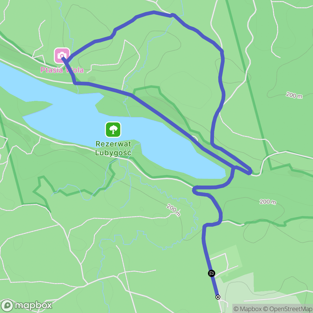 Mirachowo: mapa trasy - Poland
