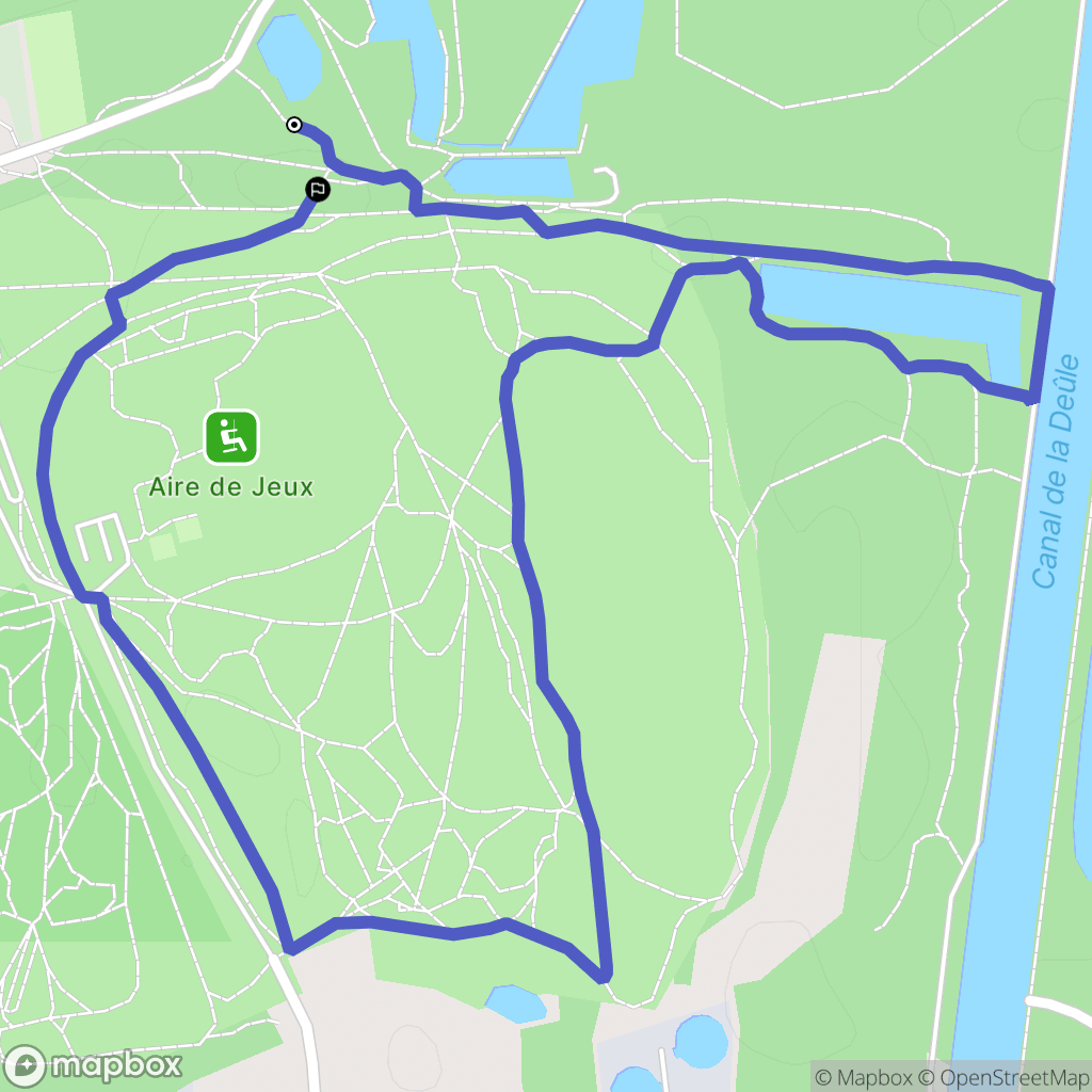 Wingles : carte du parcours de randonnée - France