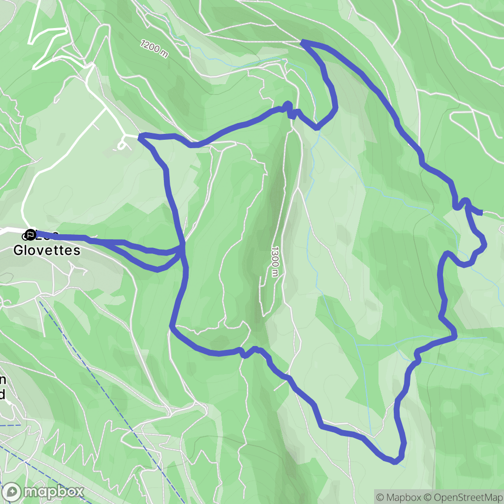 Villard-de-Lans : carte du parcours de randonnée - France