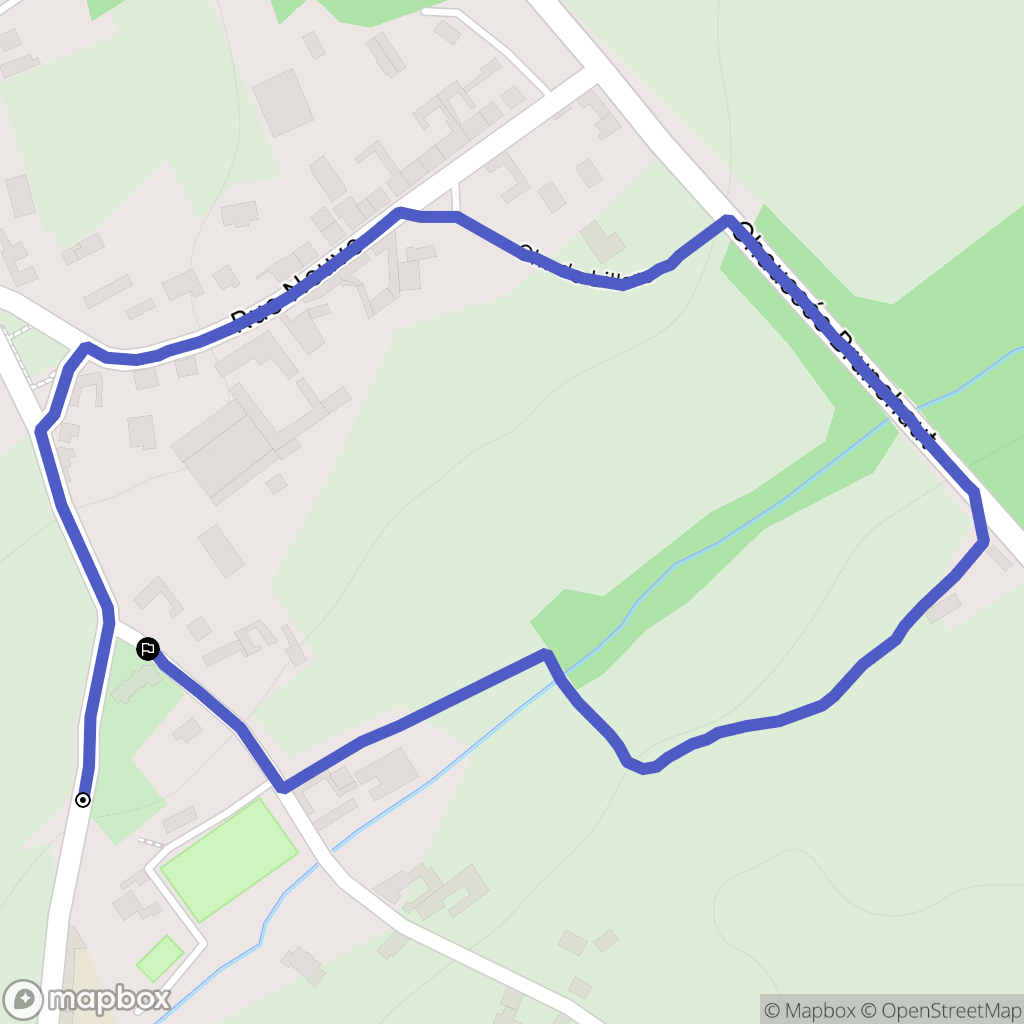 Auchy-au-Bois : carte du parcours de randonnée - France