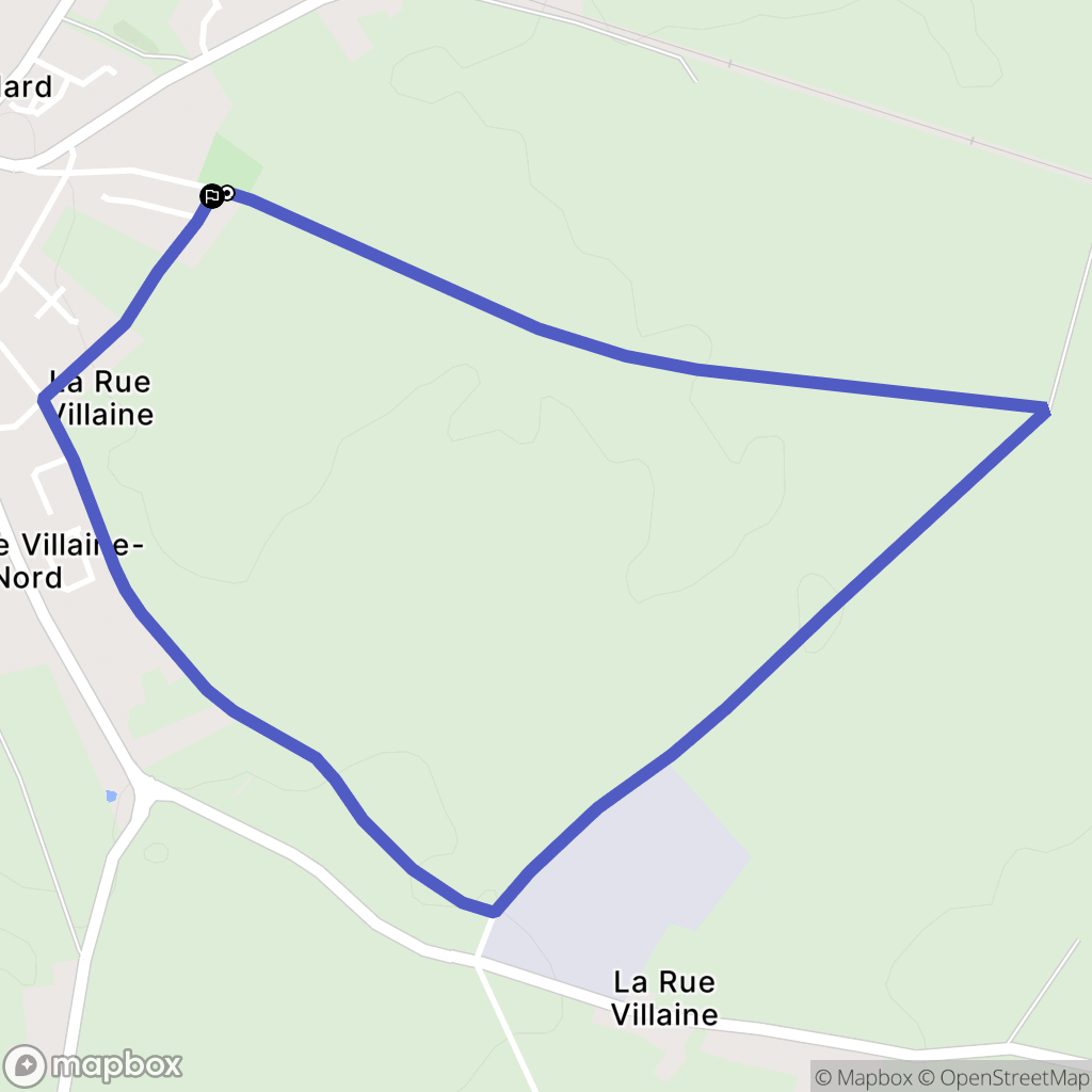 Bosc-le-Hard : carte du parcours de randonnée - France