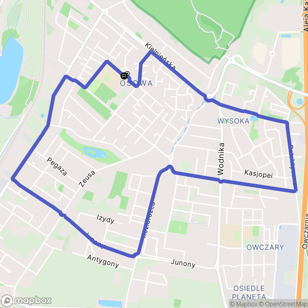 Gdańsk: mapa trasy - Poland