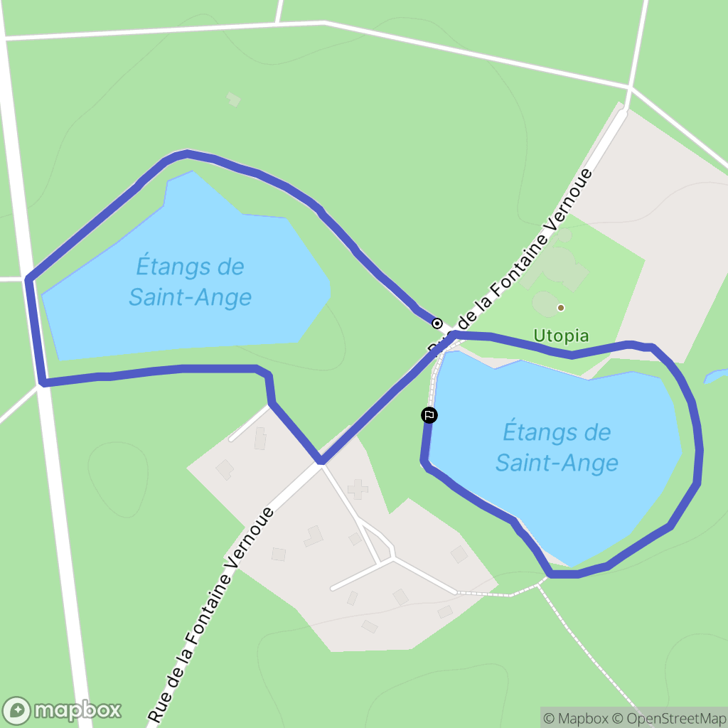Bussy-en-Othe : carte du parcours de randonnée - France