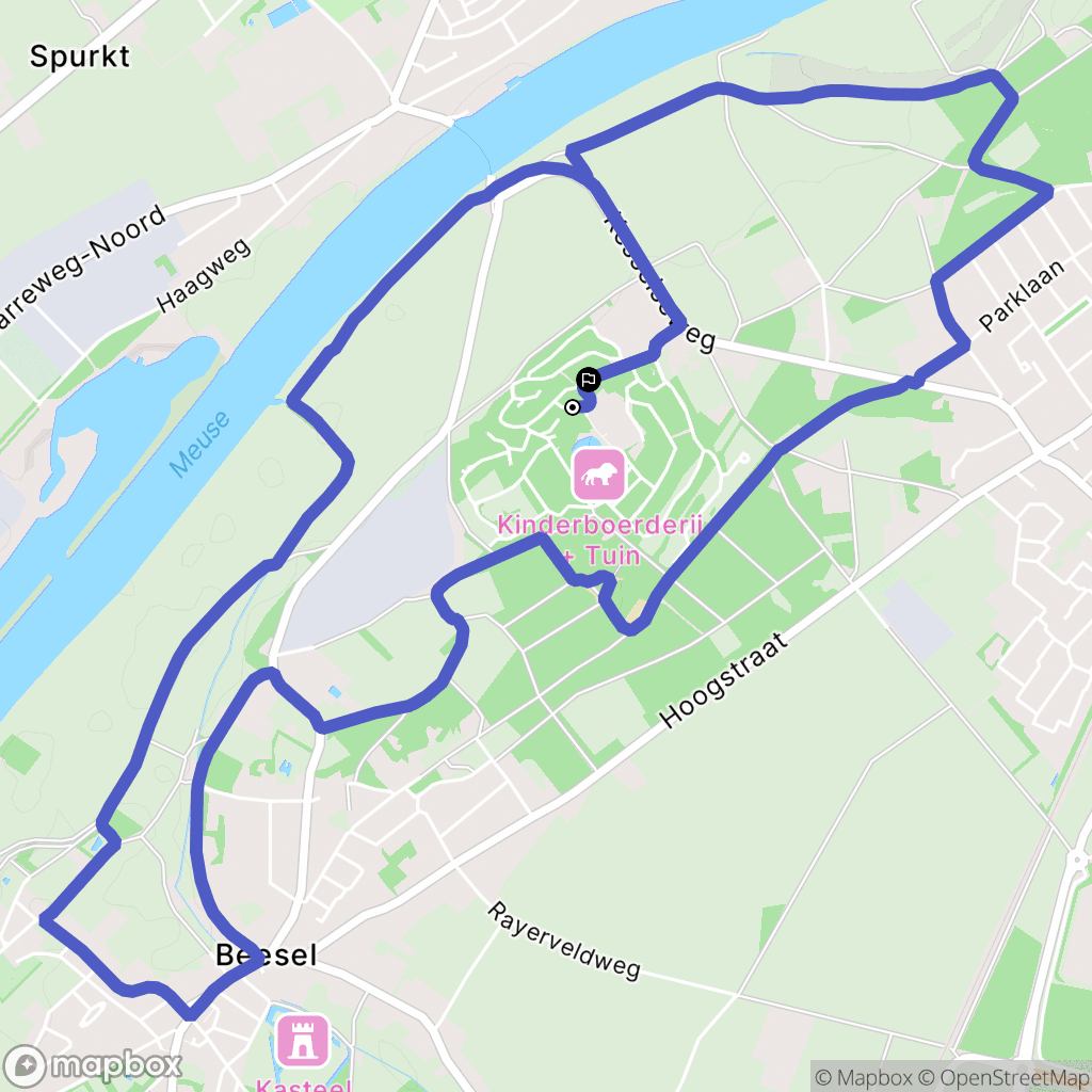 Beesel: routekaart voor buitenactiviteiten - Netherlands