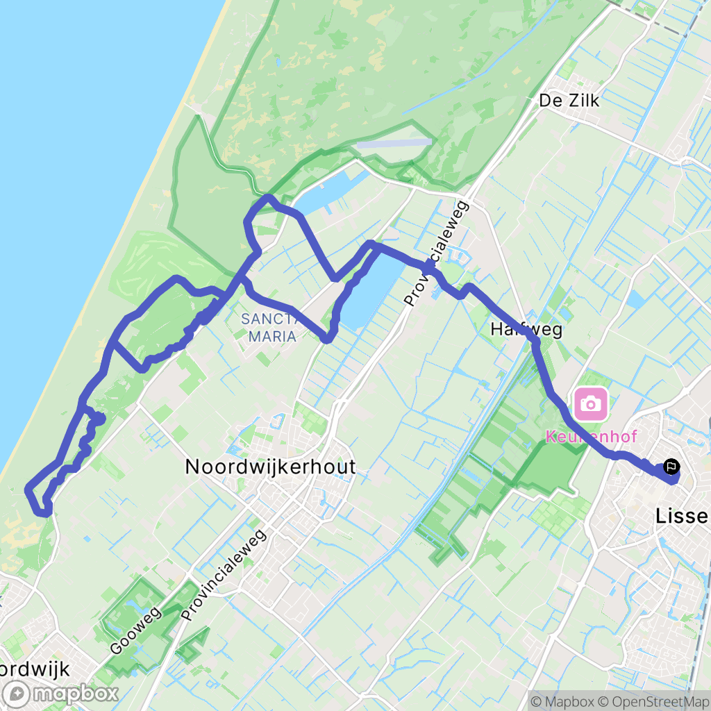 Lisse: routekaart voor buitenactiviteiten - Netherlands