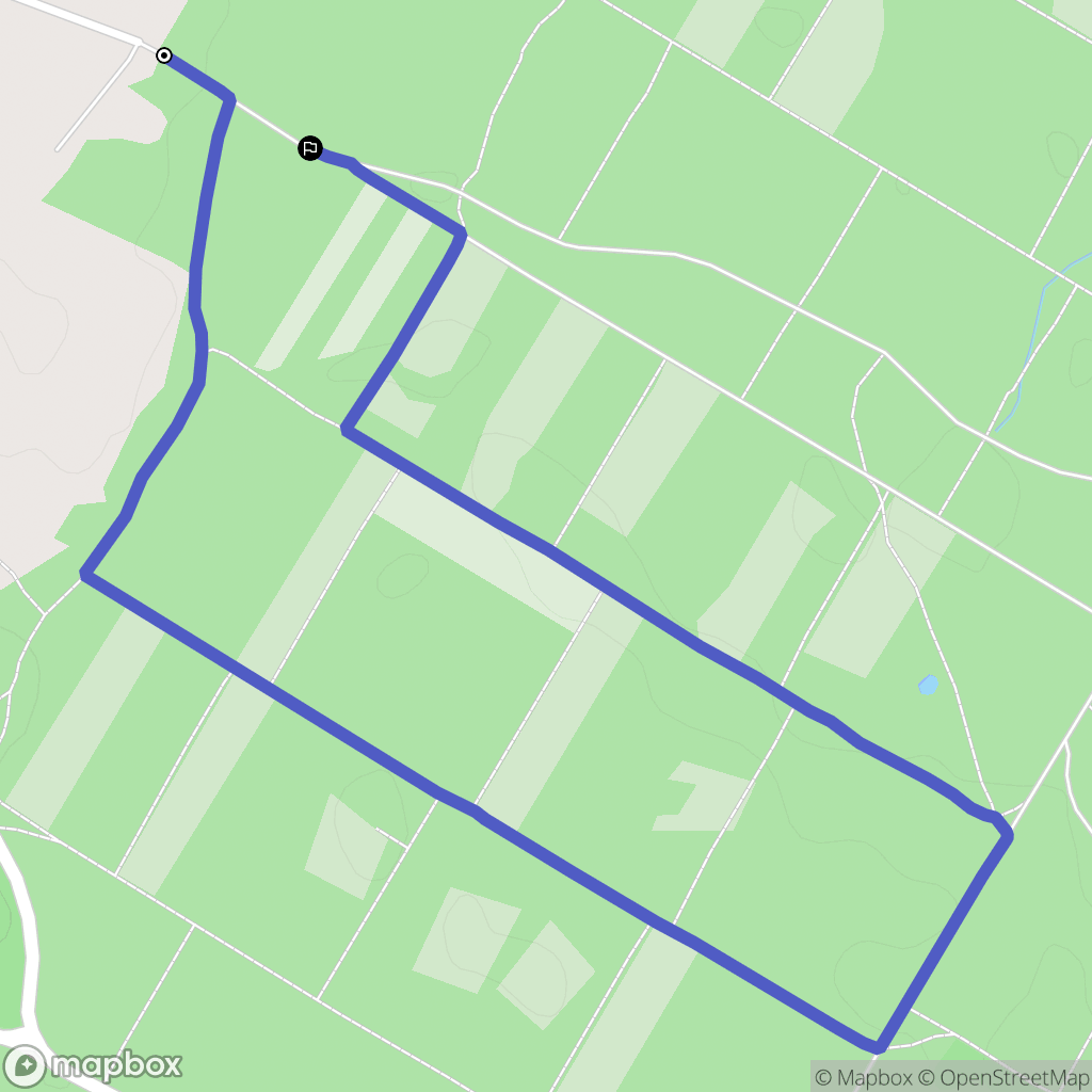 Lasserre-Pradère : carte du parcours de randonnée - France