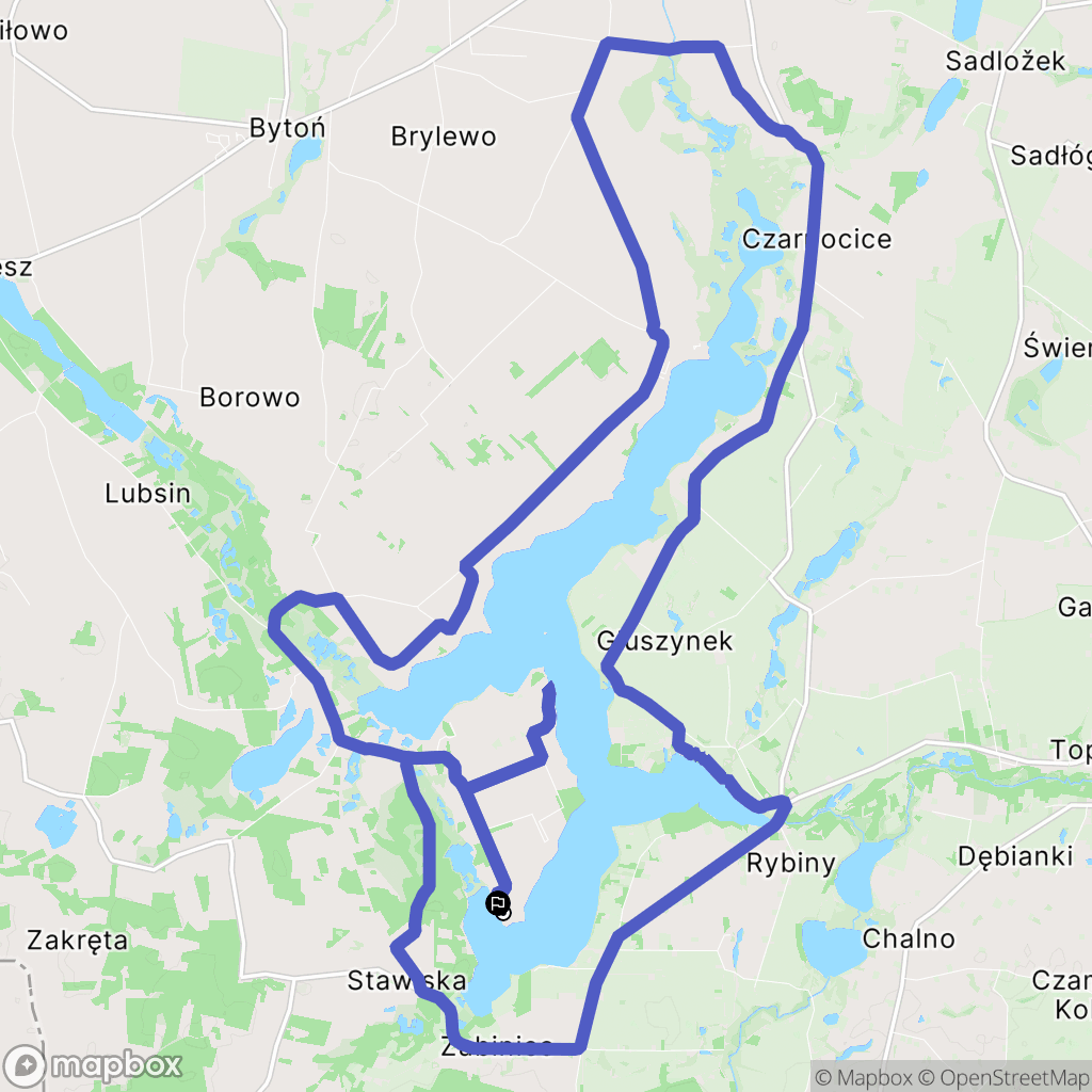 Wincentowo: mapa trasy - Poland