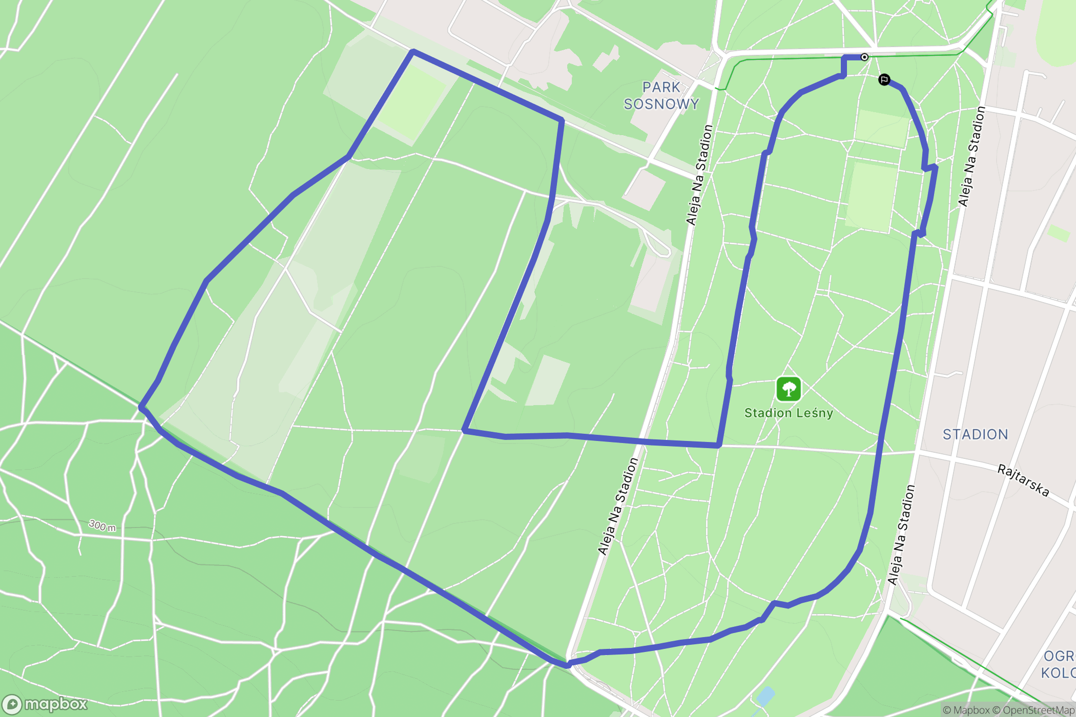 Kielce: mapa trasy - Poland