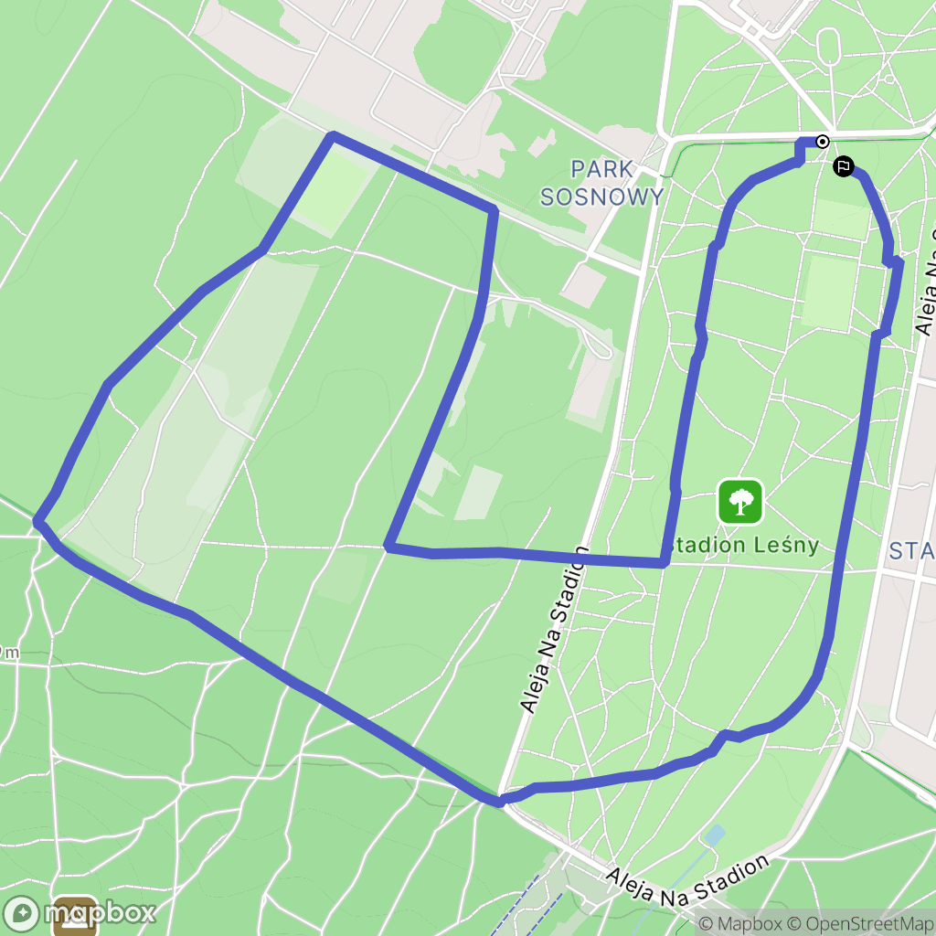 Kielce: mapa trasy - Poland