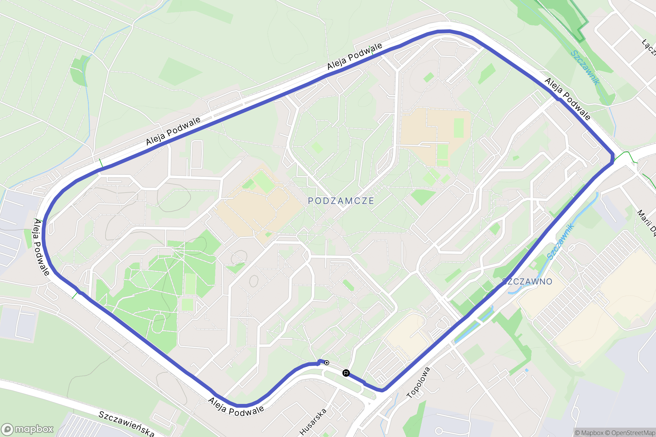 Wałbrzych: mapa trasy - Poland