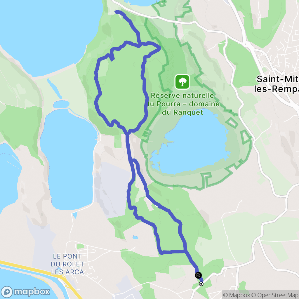 Port-de-Bouc : carte du parcours de randonnée - France