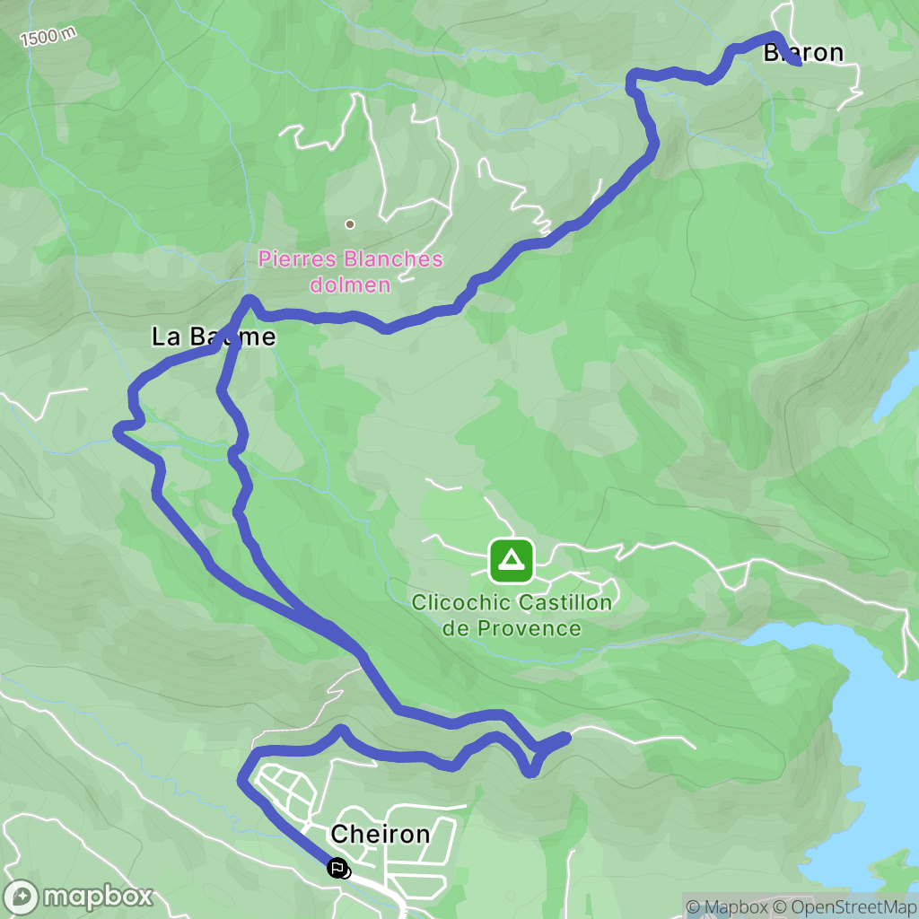 Castellane: routekaart voor buitenactiviteiten - France