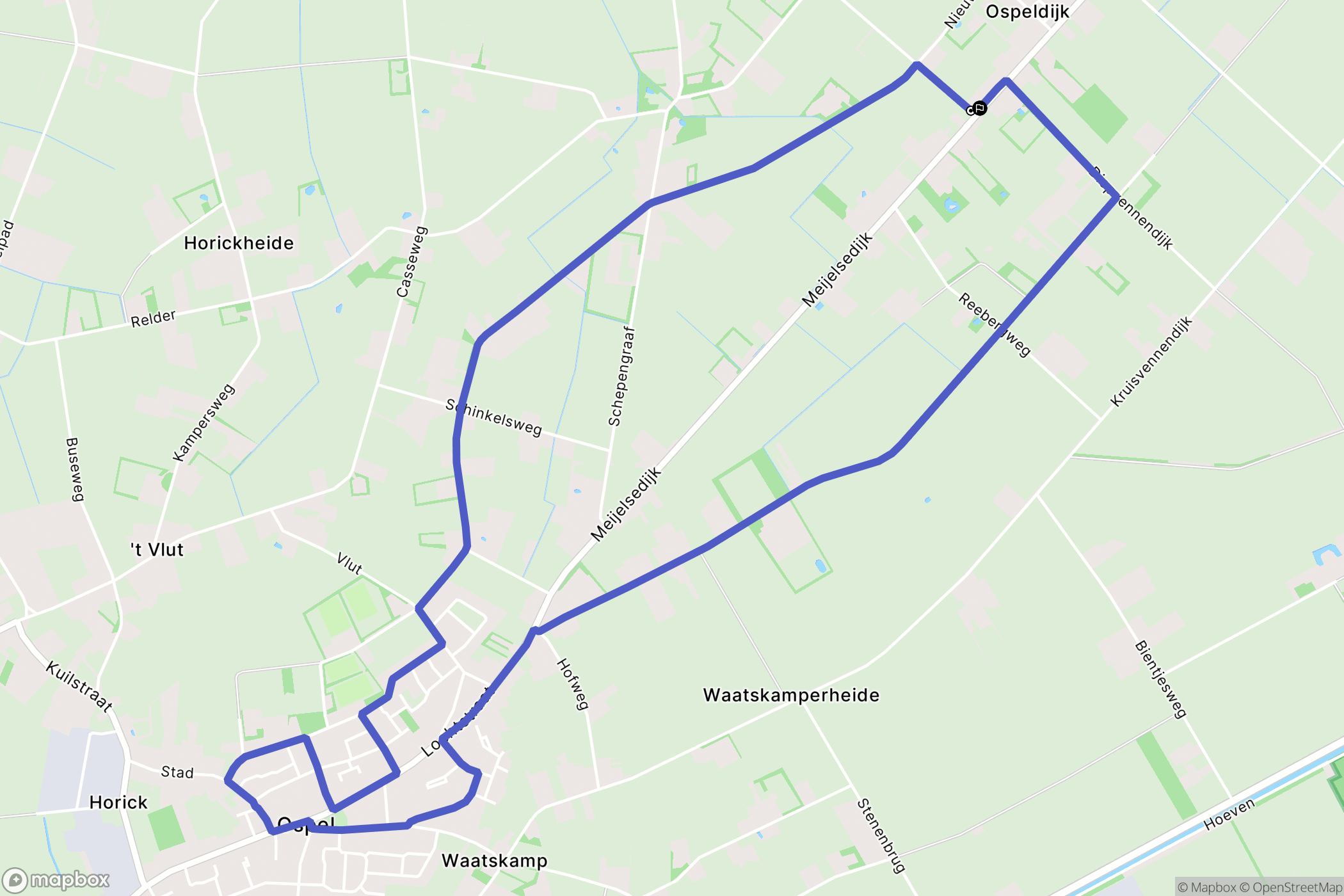 Ospel: routekaart voor buitenactiviteiten - Netherlands