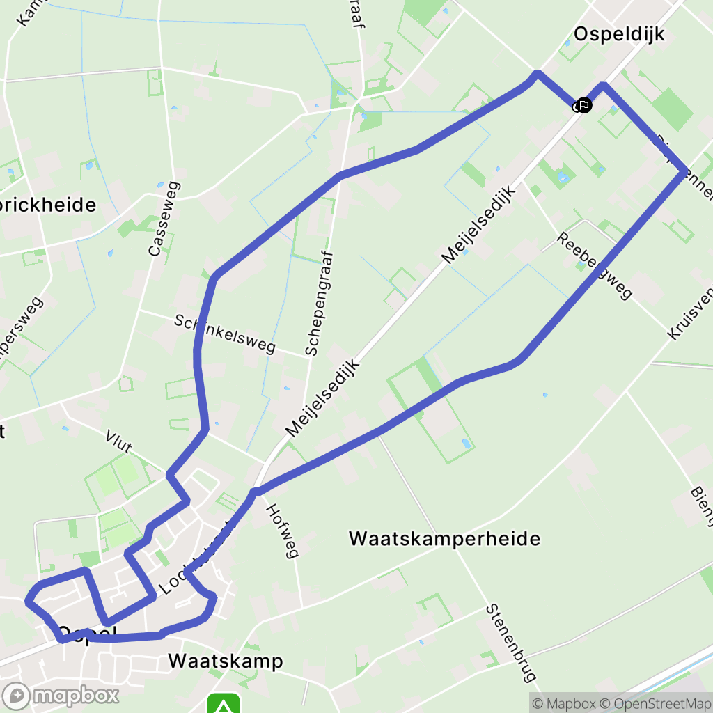 Ospel: routekaart voor buitenactiviteiten - Netherlands