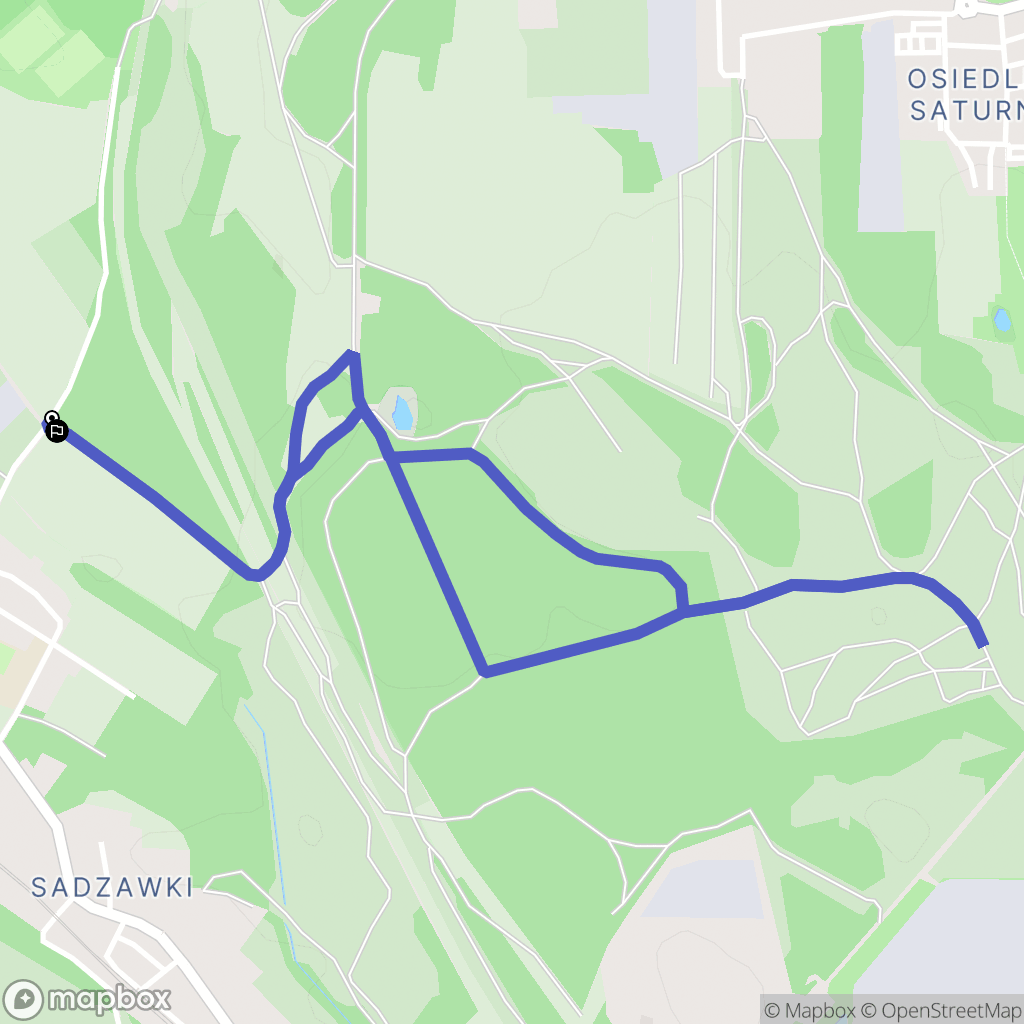 Siemianowice Śląskie: mapa trasy - Poland