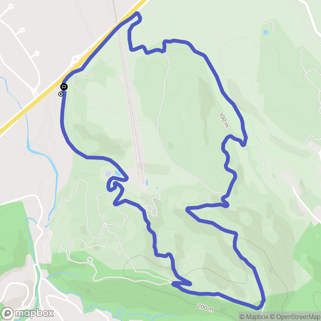 Montesquieu-des-Albères : carte du parcours de randonnée - France