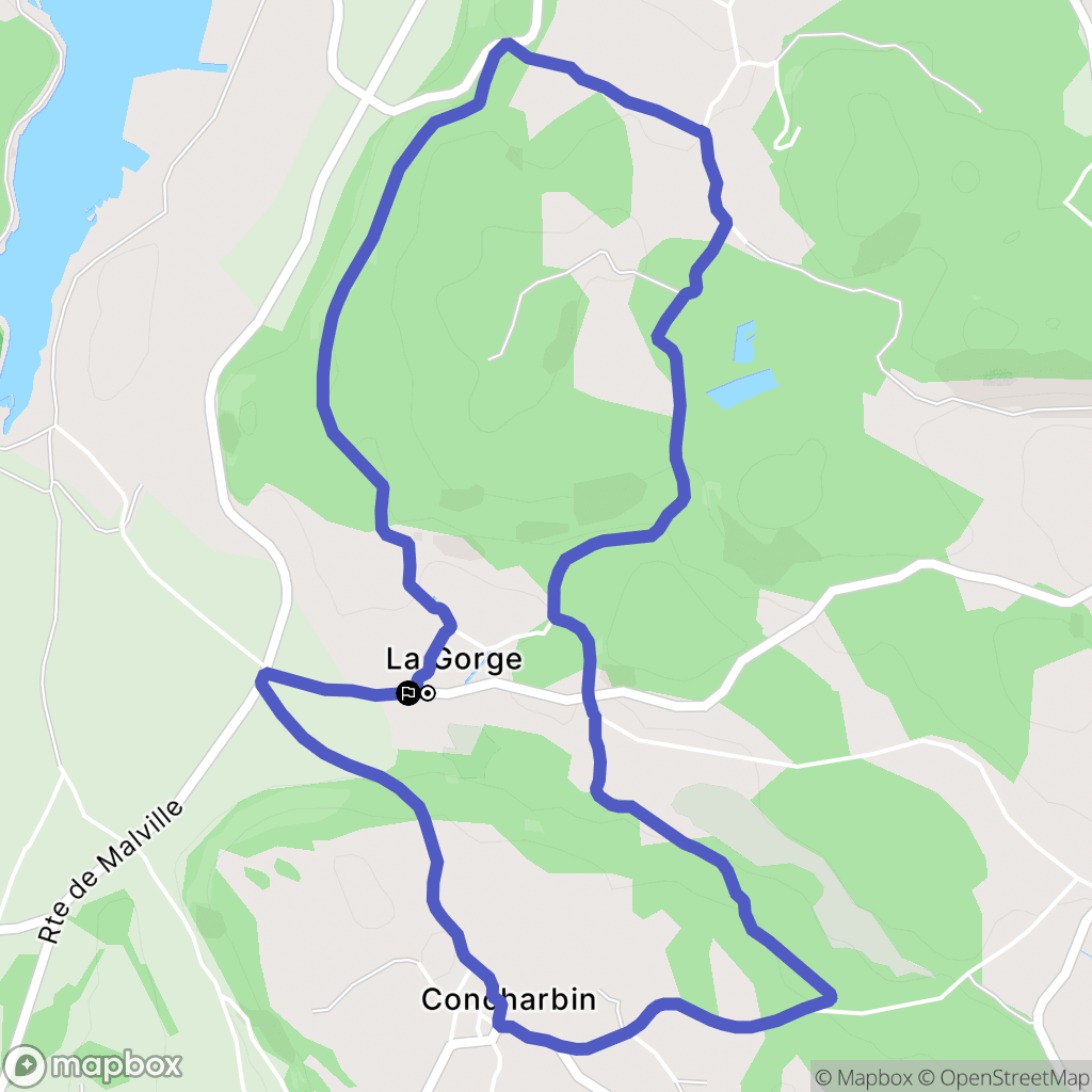 Creys-Mépieu : carte du parcours de randonnée - France