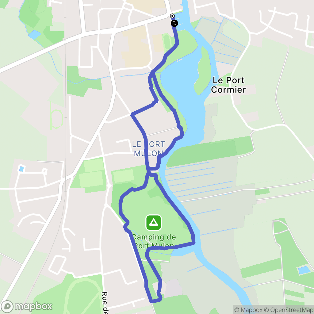 Nort-sur-Erdre : carte du parcours de randonnée - France