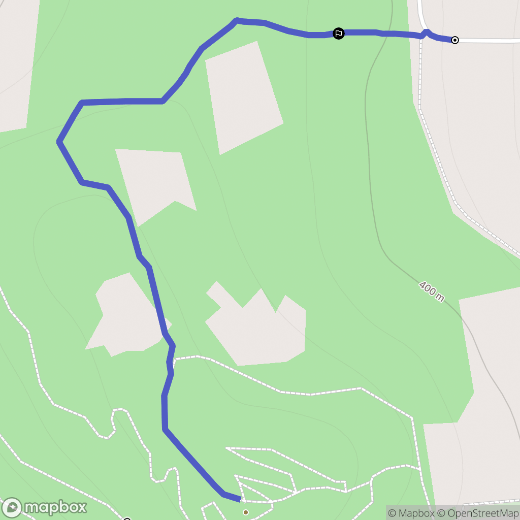 Gozdno: mapa trasy - Poland