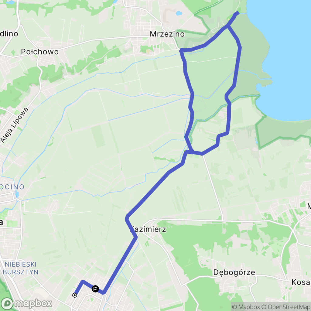 Rumia: mapa trasy - Poland
