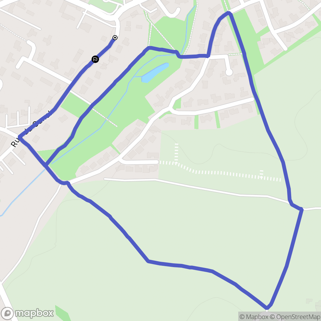 Saint-Paul-en-Pareds : carte du parcours de randonnée - France