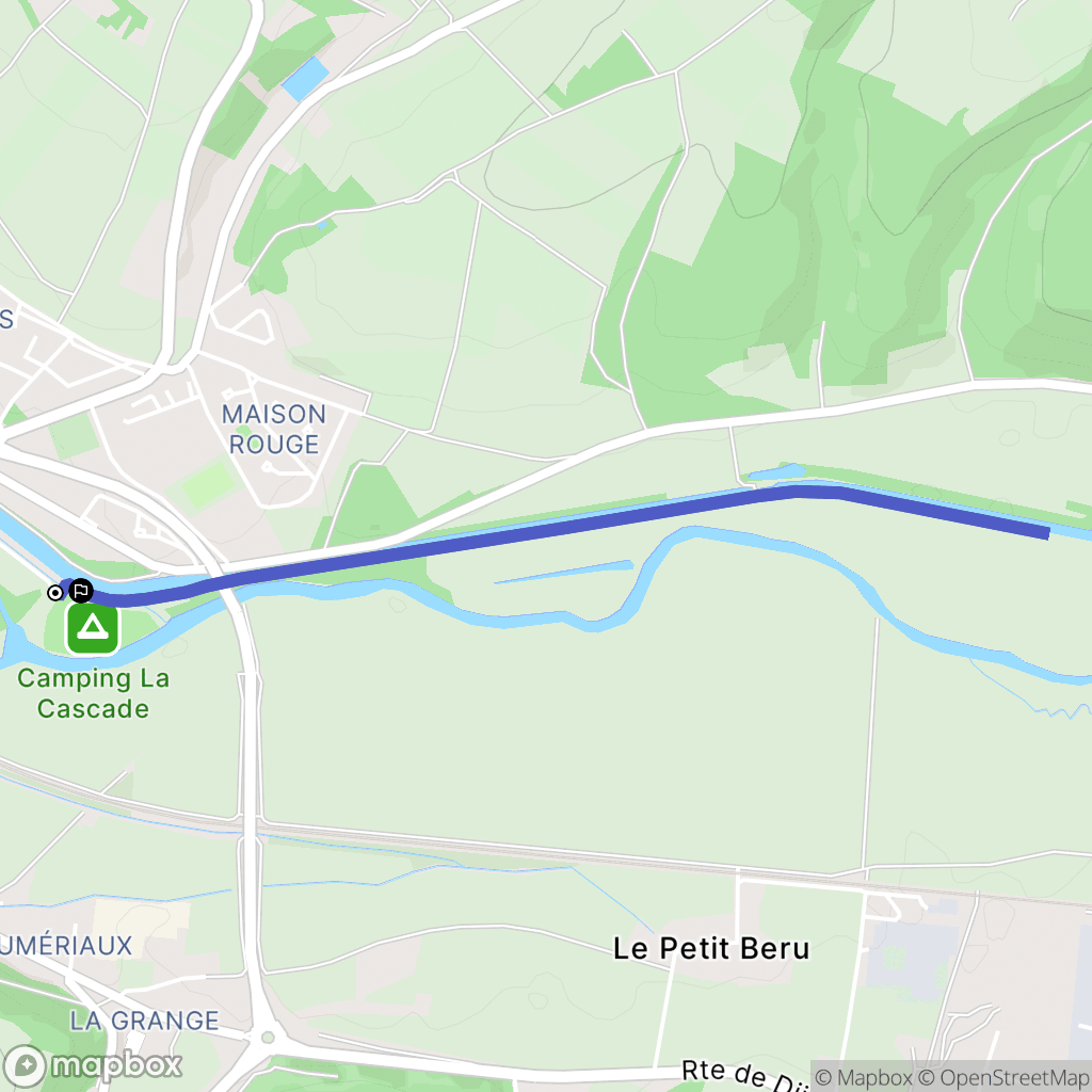 Tonnerre : carte du parcours de randonnée - France