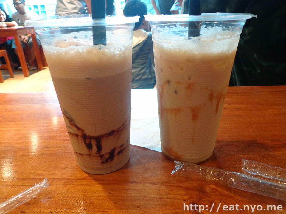 Iced Caffe Mocha and Iced Caramel Macchiato