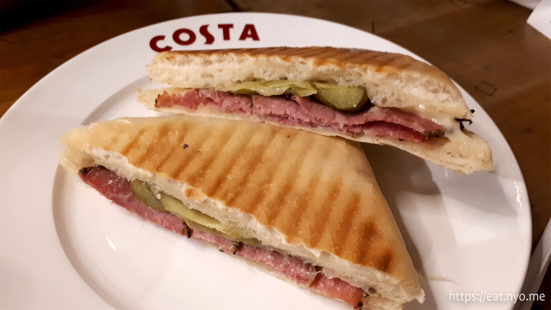 Beef Pastrami with Gherkin