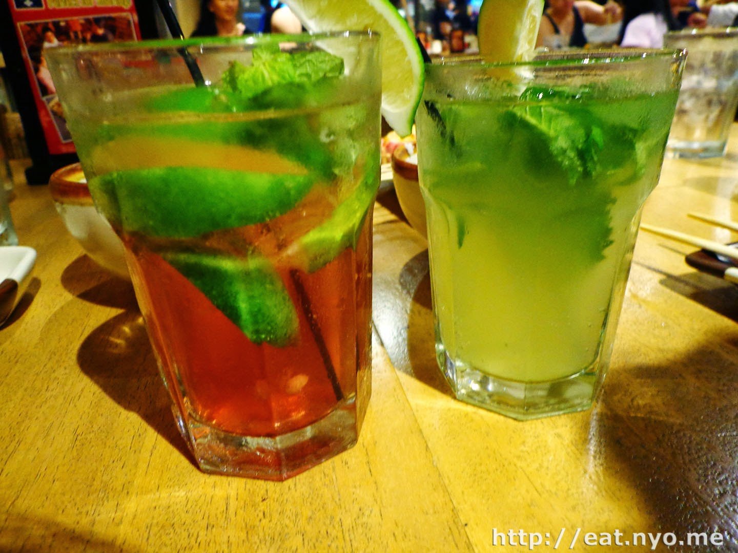 Hibiscus Mojito and Japanese Mojito