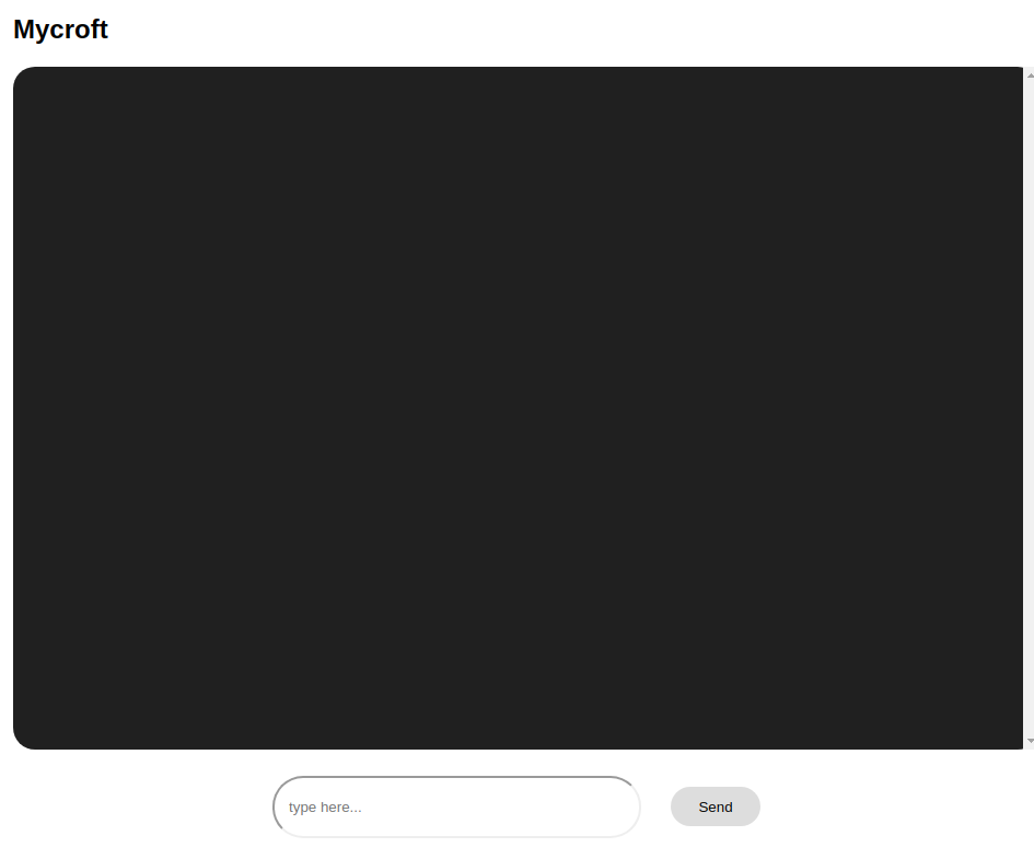 chatbox and send message form in the first-person component