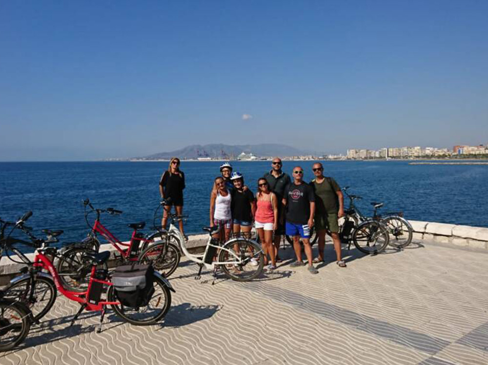 foto de bicicletas en Malaga