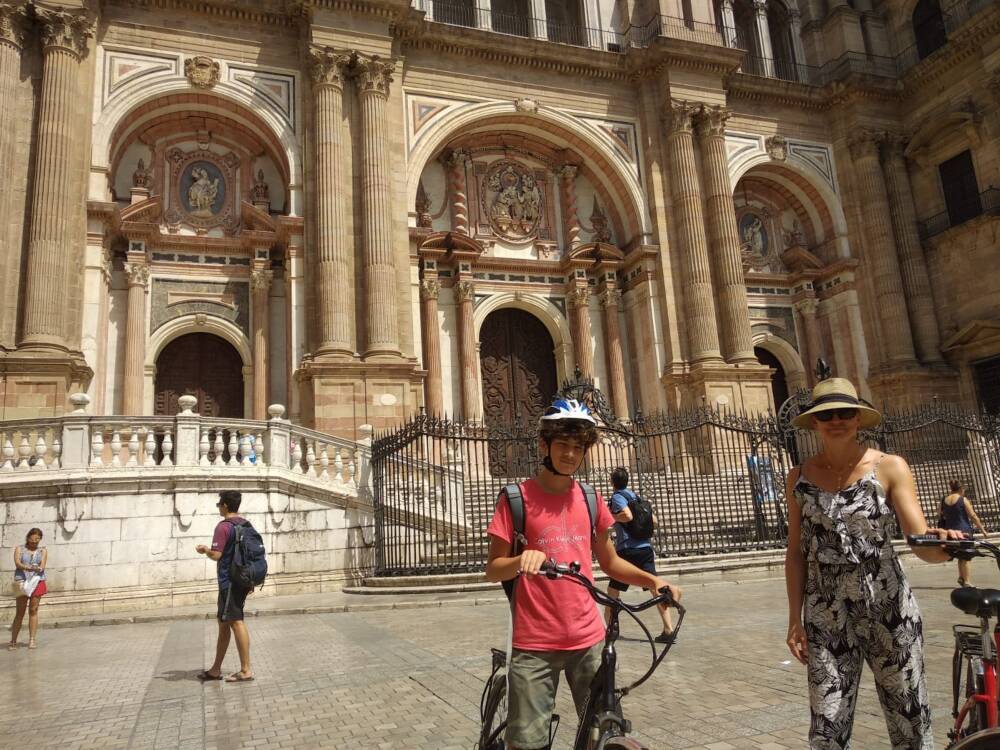 foto de bicicletas en Malaga