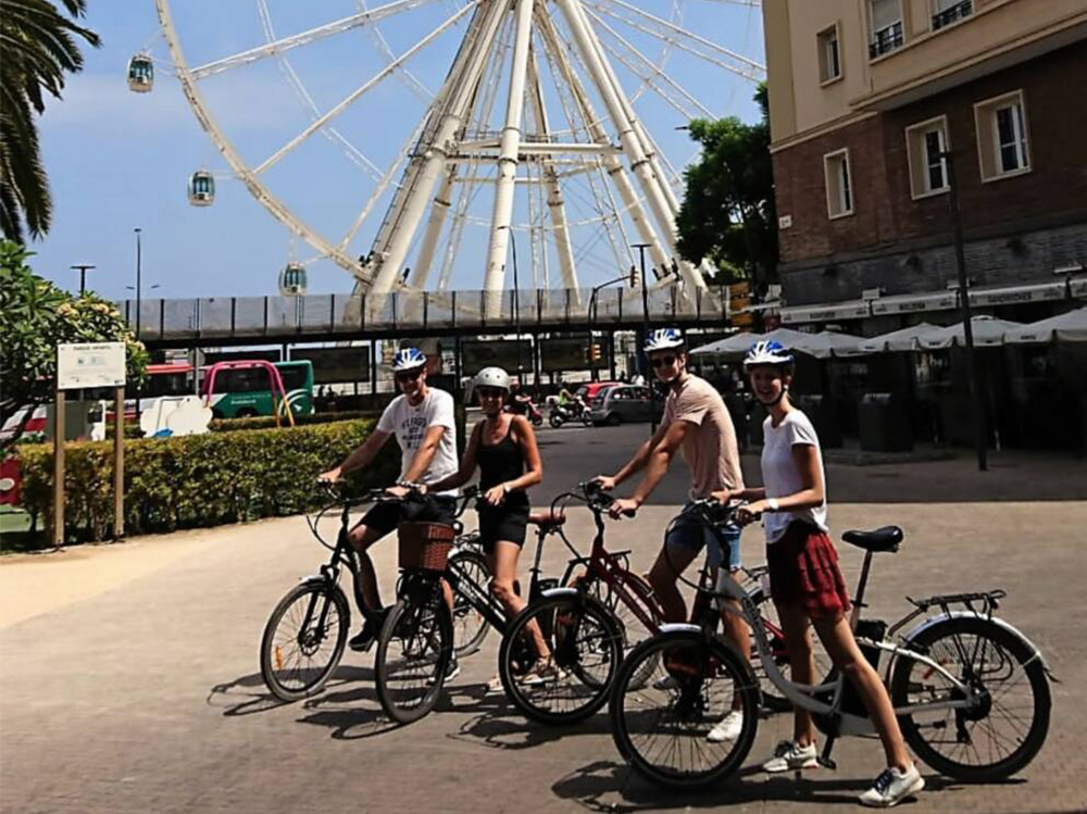 foto de bicicletas en Malaga