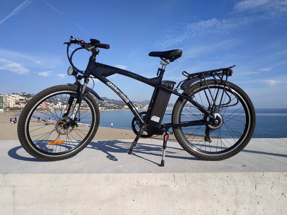 foto de bicicletas eléctricas en Malaga