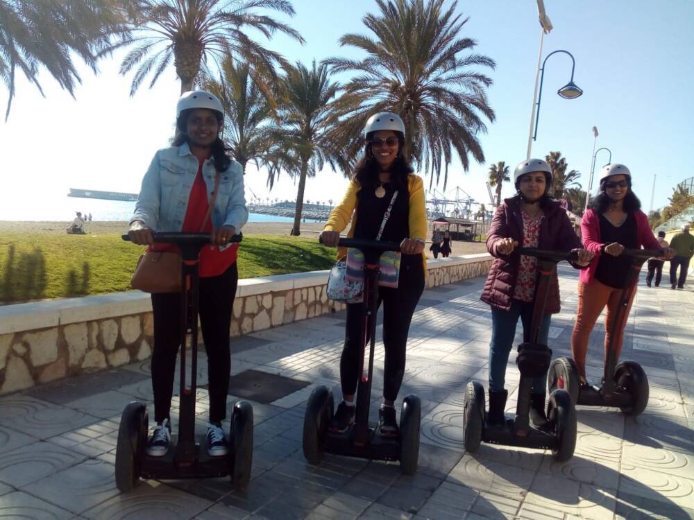 foto de bicicletas eléctricas en Malaga