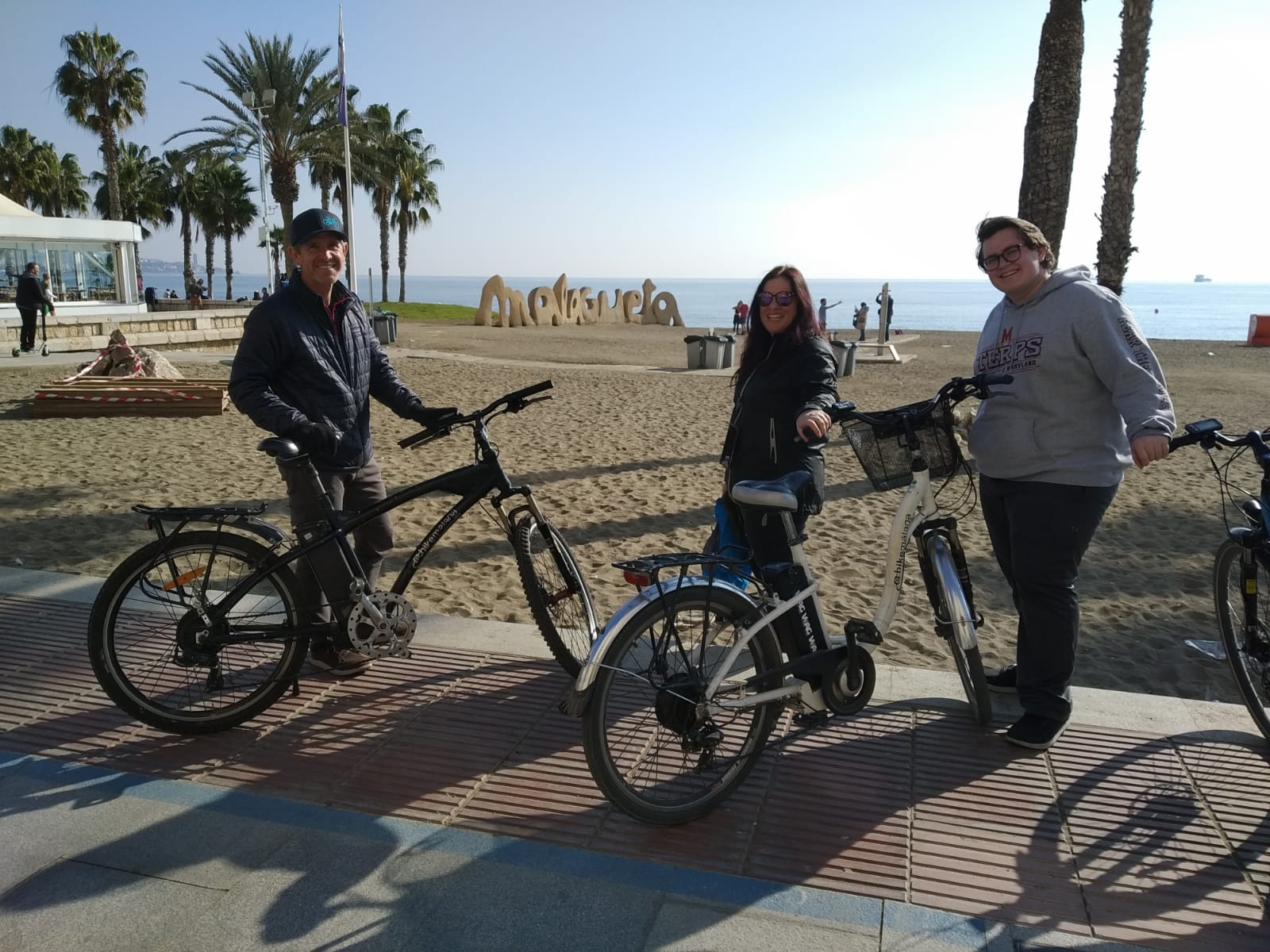 foto de bicicletas eléctricas en Malaga