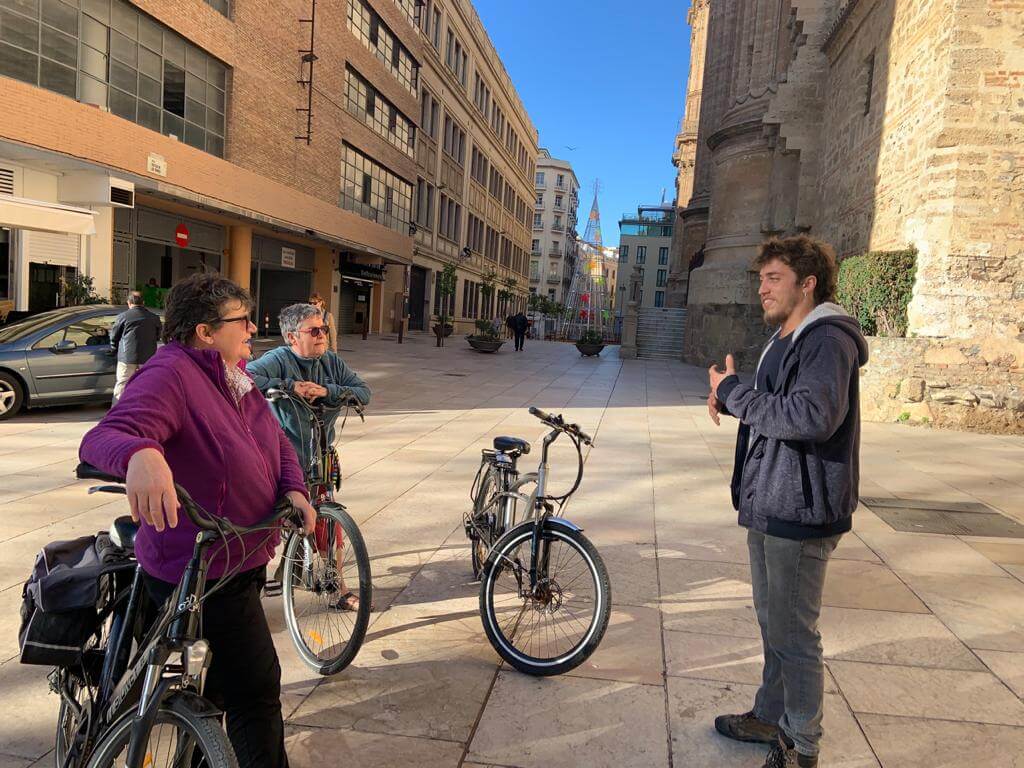 foto de bicicletas eléctricas en Malaga