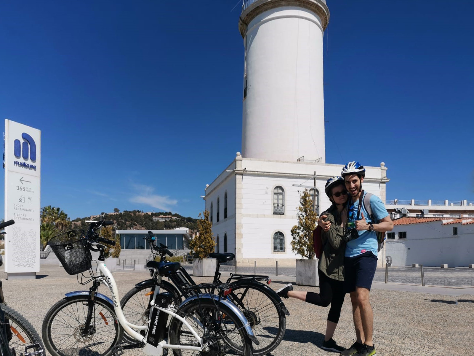foto de bicicletas eléctricas en Malaga