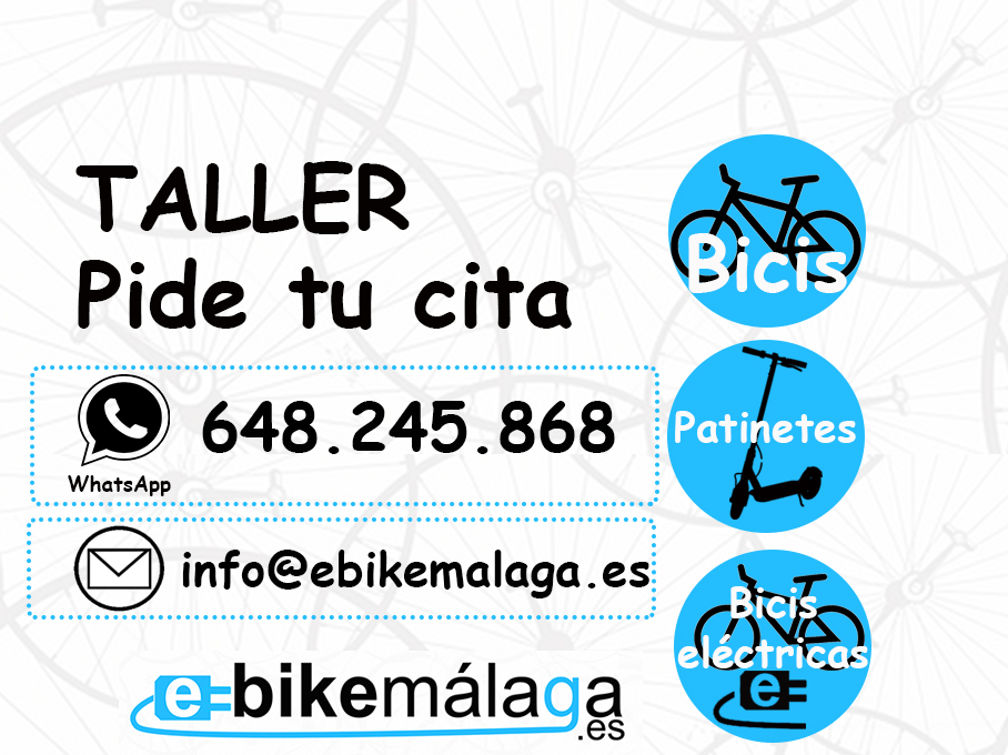 foto de bicicletas eléctricas en Malaga