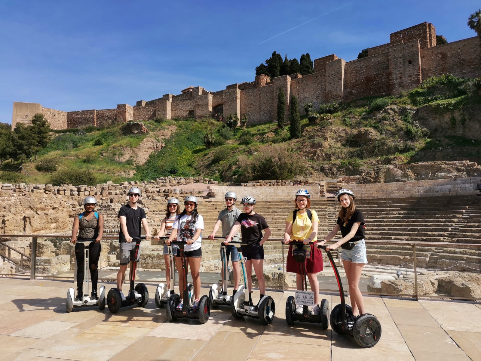 foto de bicicletas eléctricas en Malaga