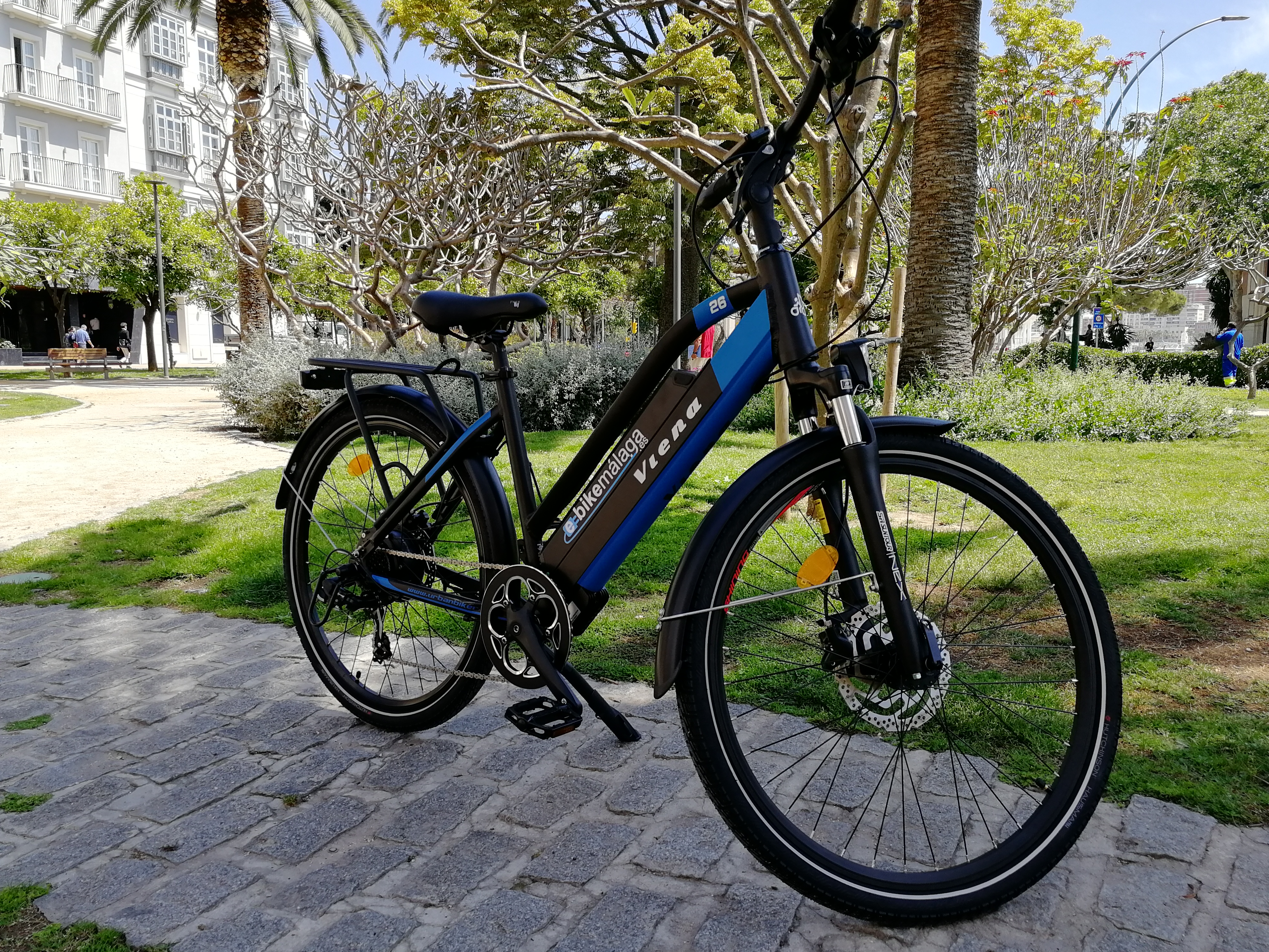 foto de bicicletas eléctricas en Malaga