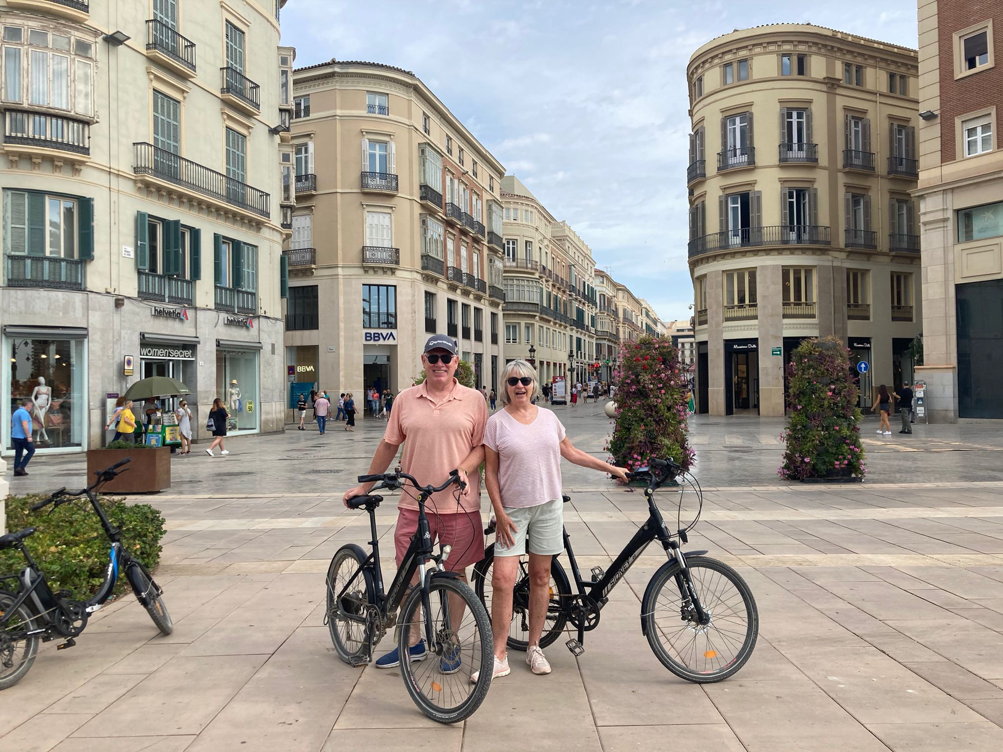 foto de bicicletas eléctricas en Malaga
