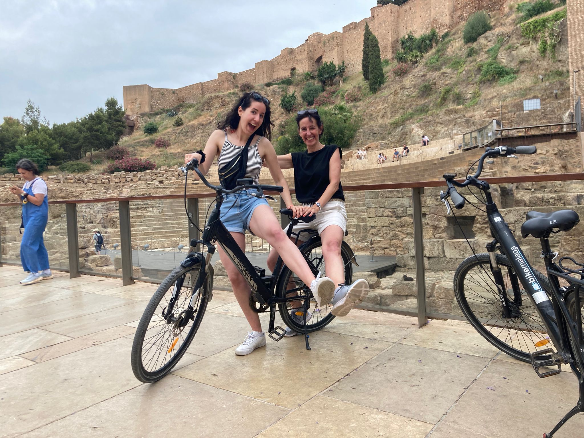 foto de bicicletas eléctricas en Malaga